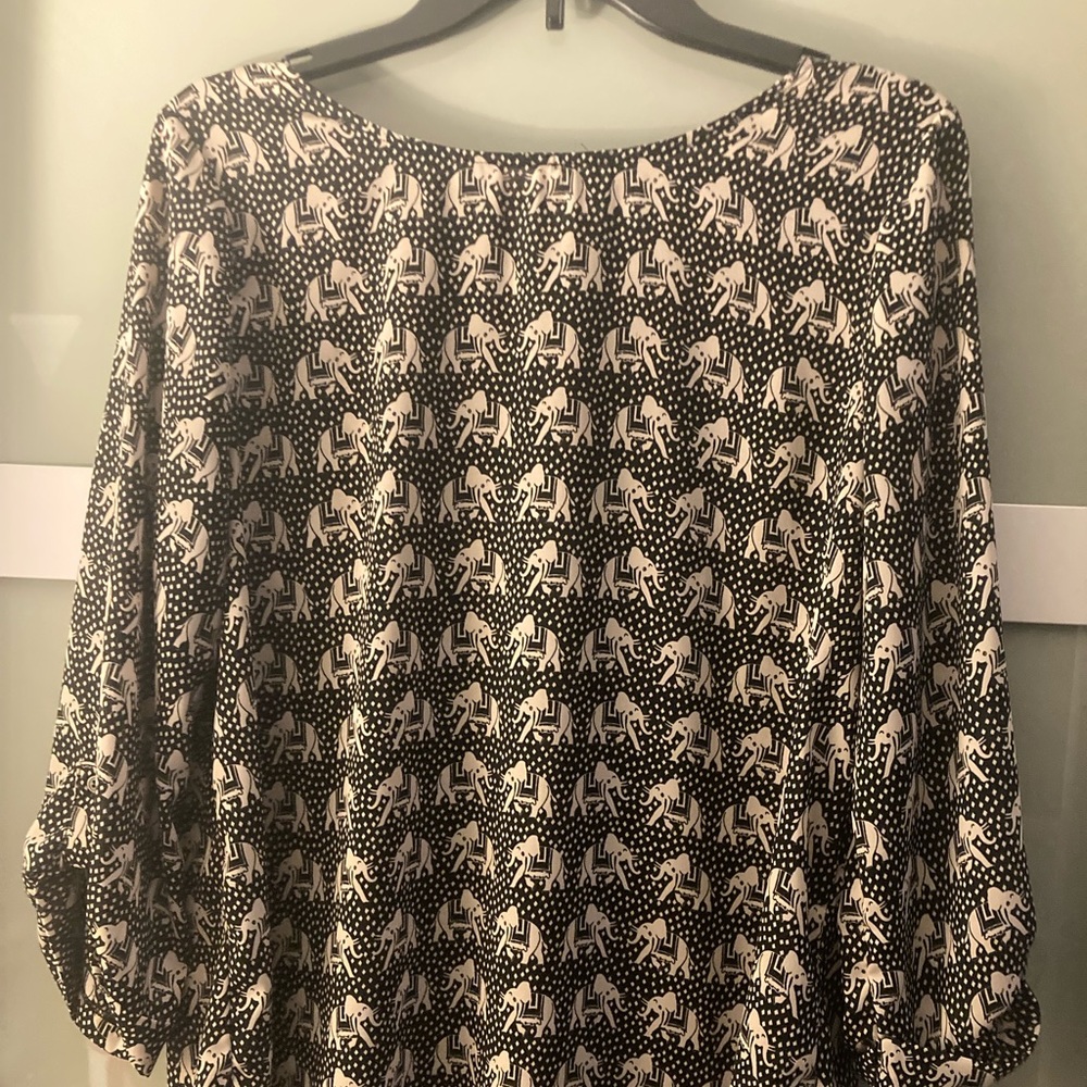 Elephant blouse 100% polyester